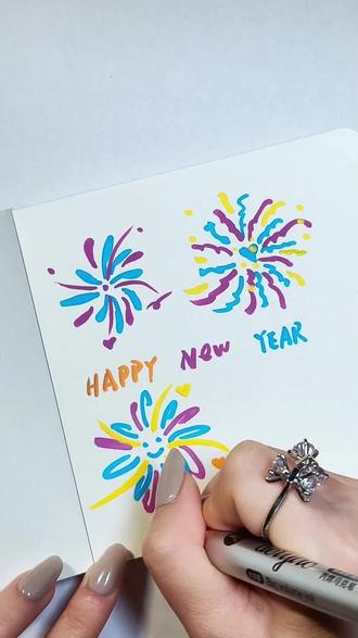 5/100 邪修几个烟花,新手一看就会
#烟花绘画#烟花#马克笔#马克笔手绘 #马克笔绘画 #马克笔画