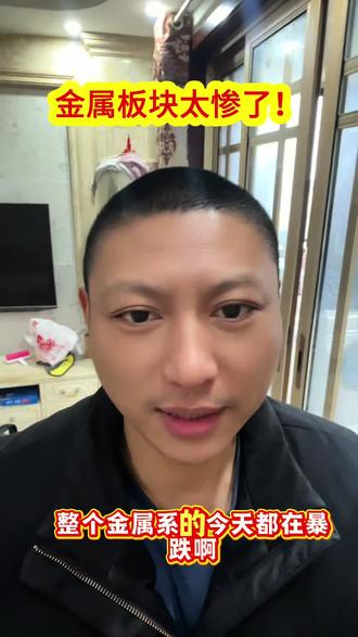 金属板块太惨了 全线暴跌 #跌停 #贵金属 #股票 #股民 #短线交易