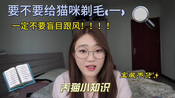 剃毛or不剃,这是个问题 千万不可以盲目跟风哦#养猫人必看 #猫咪剃毛 #长毛猫的烦恼 #猫咪剃毛后的绝望 #养猫人必备