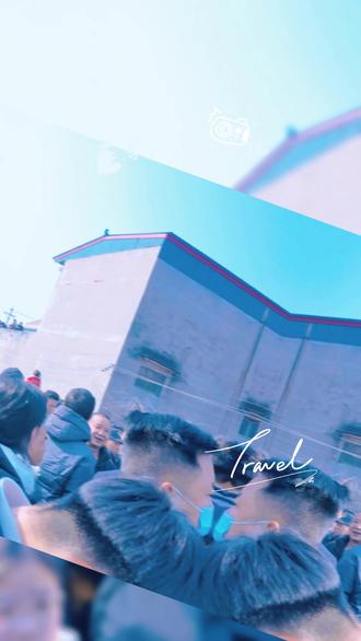 襄县狮子爬天桥表演#狮子爬天桥 #民族音乐