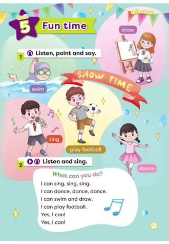 #外研社新交际英语二年级下
5单元 27-28页