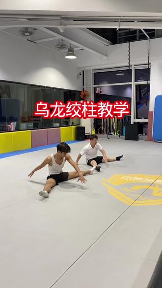乌龙绞柱 训练#空翻 #乌龙绞柱