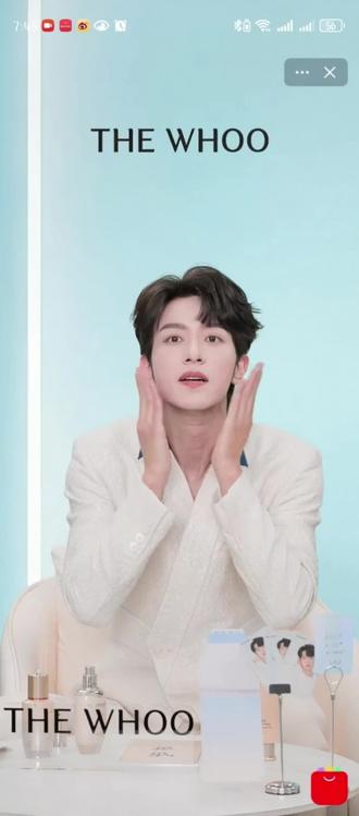 #李沛恩 The Whoo天猫直播全程get✅全程萌点加满!#直播回放 #thewhoo #帅哥