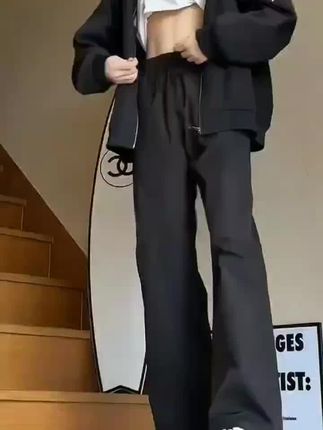 2025新款美式弯刀斜切休闲裤男女工装裤直筒宽松显高显长裤#工装裤#直筒#宽松显瘦 #休闲裤#男女同款