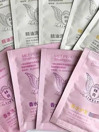 林肯洗发水护发素正品小样体验装袋装12ml去屑控油蓬松持久留香#洗发水#护发素#洗发露#持久留香#持久留香洗发露
