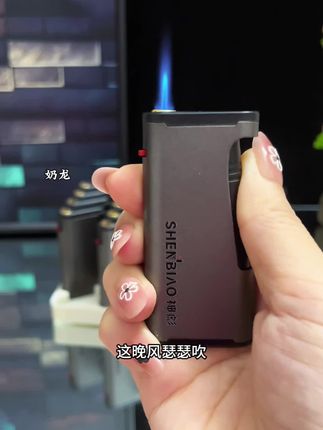 新款高档金属蓝焰防风打火机#防风打火机 #创意打火机 #打火机又火了 #国货之光 #超便宜超划算