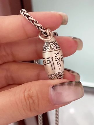六字真言噶乌盒#国风 #潮流饰品 #藏式 #小众饰品#纯银饰品