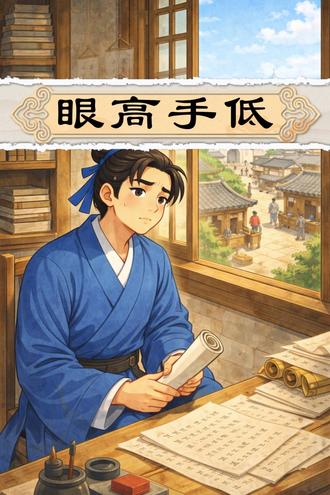 《眼高手低》指要求的标准很高,但实际的能力却很低。#成语 #涨知识 #亲子互动 #国学文化 #创作灵感