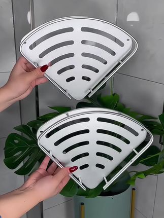 会偷懒的姐妹都给自己家里厨房浴室安装了这个#三角置物架 ,免打孔的安装方便好用哦!还节省空间!#好物推荐🔥 #厨房好物 #收纳整理 #浴室好物