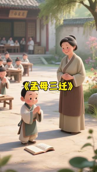 儿童睡前故事《孟母三迁》#寓言故事