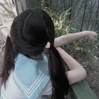 没有我 你也会喜欢上别人我也一样 谁都不要说离不开谁的这种话了#jk #水手服