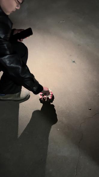 彩菊陀螺烟花🎆#彩菊烟花 #陀螺烟花