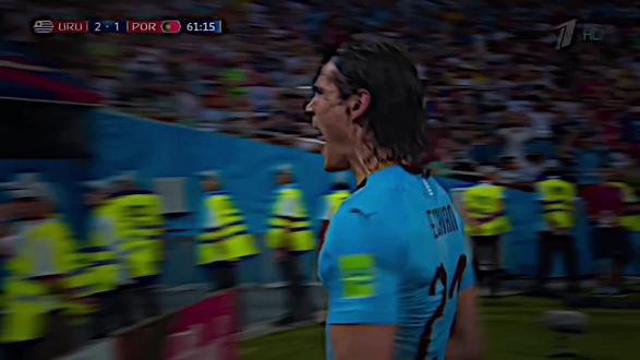 “那一晚你让c罗成了背景板”#卡瓦尼