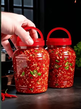 #剁椒酱【到手2瓶】#青红双椒剁椒酱  香辣下饭拌面凉拌菜调味酱 辣椒酱蘸料#妈呀太香了