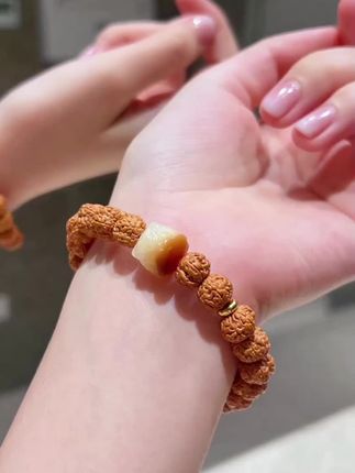 树王小金刚菩提醒狮手串男女手持核桃盘玩菩提子文玩佛珠手链#手链 #手链控 #手串