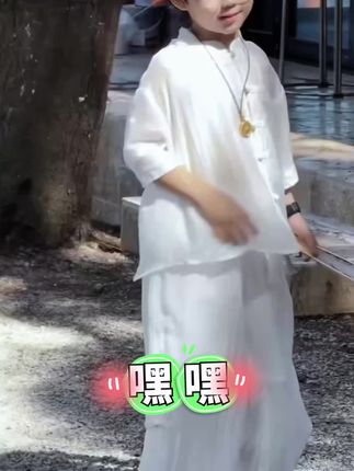 男童套装夏装2025新款男孩新中式国风薄款唐装儿童装夏季古风汉服