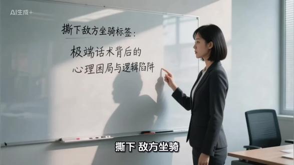 #一句反问戳穿“敌方坐骑”的虚伪面具