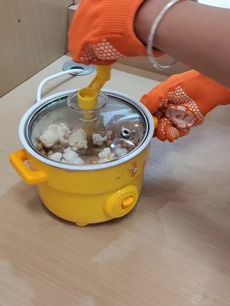儿童仿真过家家爆米花机小型厨房玩具做饭厨具#厨具 #爆米花 #小型