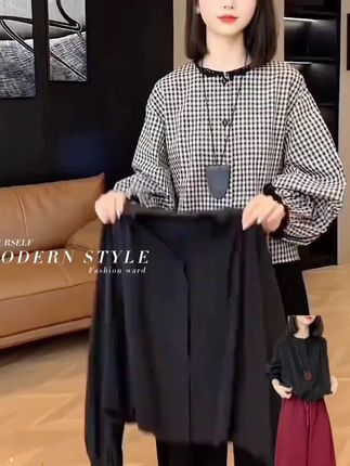 2025早秋新款设计感小众纯色女时尚设计感女装F139#洋气减龄 #穿出自己的风格 #大码女装 #时尚妈妈装 #春秋穿搭