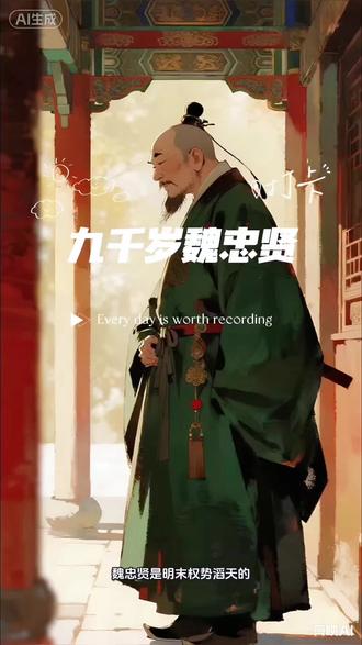 被骂四百年的魏忠贤,真的一无是处吗? #热门 #魏忠贤 #九千岁 #千古 魏忠贤一死,大明为何迅速崩盘?