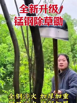 全新升级锰钢除草锄,省时又省力工厂直发#锄头 #除草#农用工具#助力三农#三农流量扶持计划
