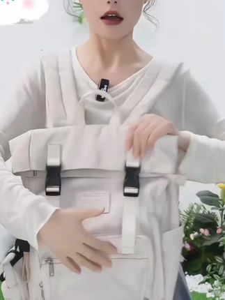 花间公主原创不二之旅双肩背包大容量户外出游旅行休闲书包男女 #小众真皮高级感包包 #女包轻奢小众高级感 #包包女款奢侈品 #买包买包 #包包经典款