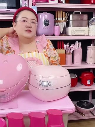 【花仙子】Dormoer朵默·⼼形电饭煲家用宿舍多功能不粘锅心形蛋糕保温电饭煲#好物推荐🔥