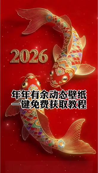 年年有余手机动态壁纸教程来了#剪映#年年有余,手机锁屏壁纸教程#年年有余手机动态壁纸#年年有余手机壁纸教程#年年有余手机动态壁纸,年年有余手机锁屏壁纸高清无水印教程入口,年年有余,手机动态壁纸一键免费获取教程入口