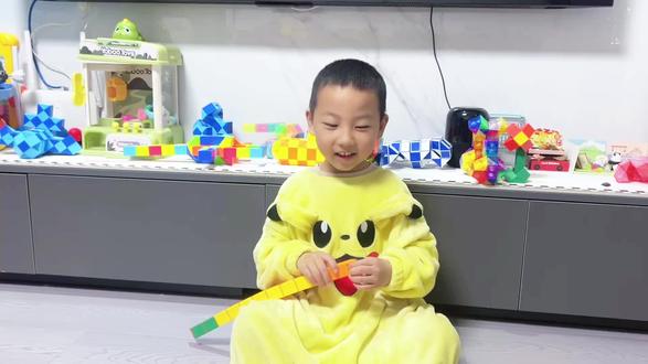 #百变魔尺 #益智积木 #解压 #小朋友玩具 24段魔尺爱心