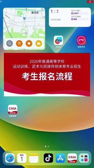 #体育单招#2026体育单招报名#国家一级运动员#国家二级运动员#体育单招文化课考试
2026普通高等学校运动训练 武术与民族传统体育专业考生报名流程