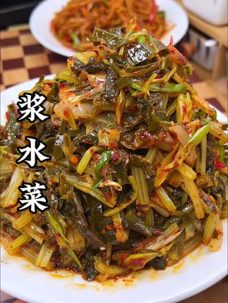 这天气熬一锅玉米糁子,炝个#浆水菜 ,吃着真香#家常菜