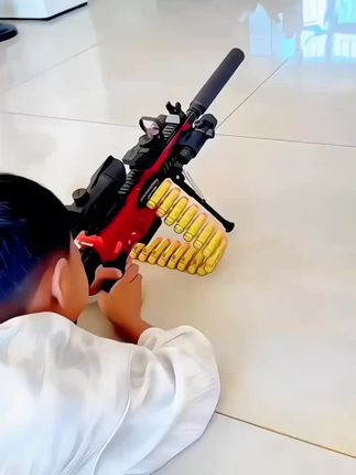 M416手动电动软弹枪儿童玩具枪男孩机关枪真人CS玩具#玩具枪#软弹玩具#这玩具好炸裂#儿童玩具