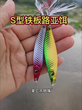 S型路亚铁板#钓鱼 #钓鱼人 #户外 #好东西一起分享