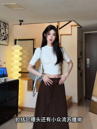 超大裙摆大伞裙,梨形跨宽的天菜#气质半身裙 #半身裙 #气质女神 #谁穿谁好看系列 #辣妹穿搭