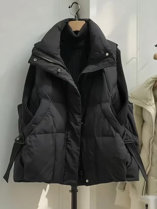 #棉马甲穿搭 #韩系穿搭 #显瘦气质穿搭 #时尚休闲穿搭 #马甲搭配