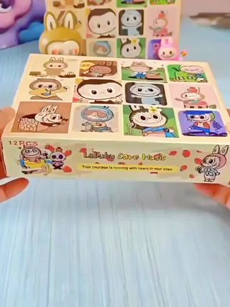labu布盲盒12入洞洞乐挂件饰品批发儿童礼物老师批发学生奖品#儿童玩具 #益智玩具 #玩具 #儿童益智