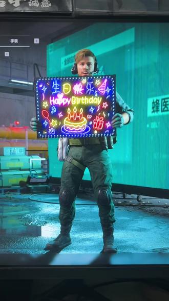 海底捞送三角洲庆生动作?!#抖音acg新春会#年味满满#三角洲行动#三角洲行动二创#新春来三角洲接红