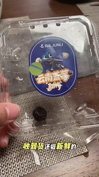 有网友评论说云南蓝莓没有果粉不新鲜,是真的假的有没有懂行的朋友在评论区里面告诉我一下吗?#云南蓝莓 #与辉同行 #与辉同行蓝莓