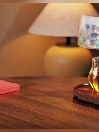 千里江山汝窑烟灰缸,国风茶渣缸带盖防飞灰,办公室烟盅家用创意