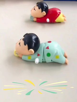 谁还没有个爬行玩具 蜡笔小新太可爱了 别说宝宝了 这蠕动的蜡笔小新大宝宝都能看一天 锻炼宝宝抬头和专注力 还能引导爬行#学爬#蜡笔小新爬行玩具#哄娃神器 #母婴好物 #儿童玩具