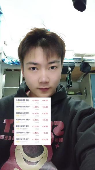 商业航天你是真的牛,我都后悔昨天把你卖出三分之一的仓位了,大家今天收益如何,可以发出来,大家的商业航天今天抛啦吗?#商业航天 #黄景瑜 #黄景瑜上太空 #永赢高端装备 #基金收益