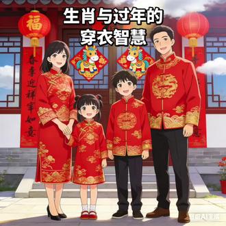 生肖与过年穿衣智慧 #上热门🔥 #上热门话题🔥🔥🔥 #上热门🔥 #新年快乐 #新年穿搭