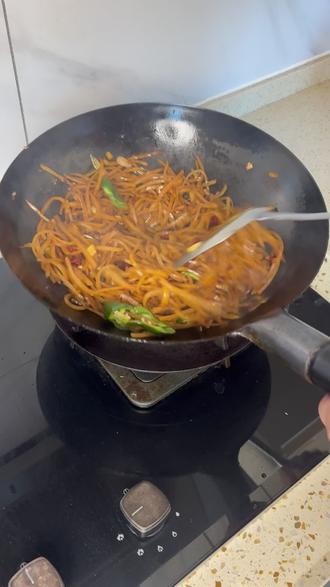 简单好吃又下饭的炒辣疙丝#美食#美食教程 #记录真实生活