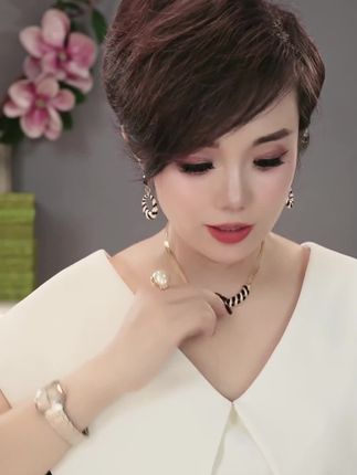 合金耳饰 法式个性潮气质耳环女夸张镂空黑白斑马纹好物推荐轻奢#热门 #热门音乐🔥 #热门短剧推荐