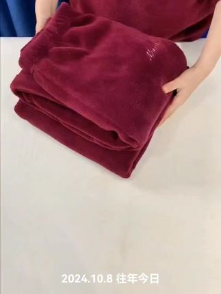 仙女暖暖裤女冬季珊瑚绒家居服外穿,懒懒套装女宽松秋冬睡衣女~~#珊瑚绒睡衣#家居服套装#家居服#睡衣穿搭#超便宜超划算