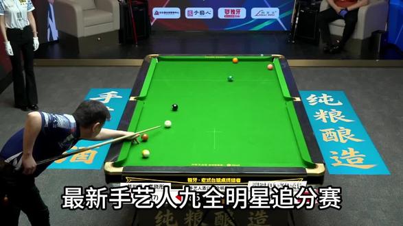#手艺人九 #台球 #摇摆哥 #花枪王佟璐 #追分 最新手艺人九追分比赛