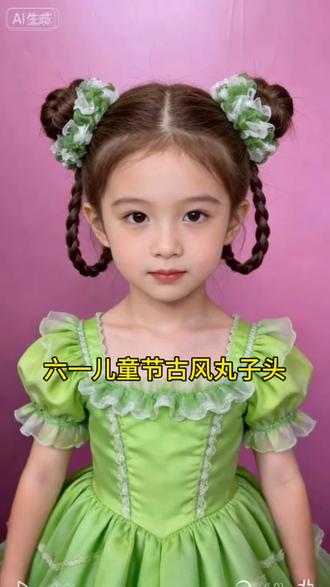 六一古风丸子头给女儿这样扎,妥妥的小公主一枚
#女生编头发教程简单又好看 #甜美可爱小公主发型。#女童甜美发型 #小女孩发型教程 #儿童古装发型教程视频