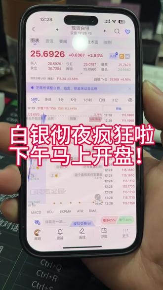 下午开盘到底跌还是涨#白银 #白银基金 #支付宝基金