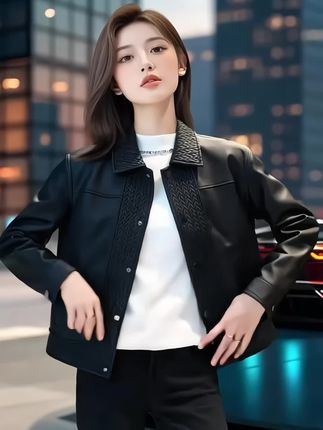 #品质男装 #痞帅穿搭 #潮男必备 #男士外套推荐 #皮衣夹克