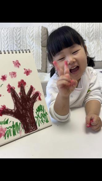 植树节到了,快和小朋友一起画一颗桃树吧#简笔画 #幼儿早教 #开发大脑 #宝妈分享 #带娃日常